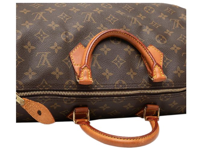 Borsa Boston Louis Vuitton Monogram Speedy 35 Marrone - vista 7