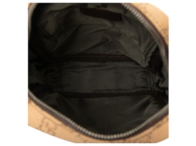 Borsa a tracolla Gucci GG Canvas marrone - vista 4