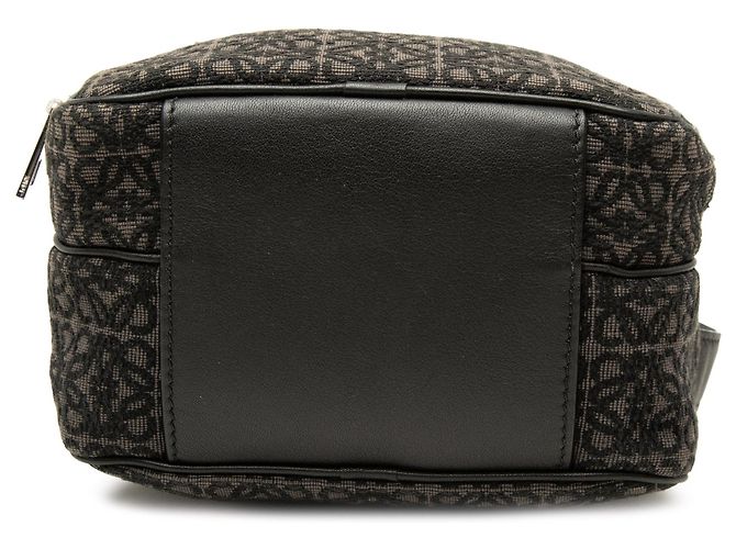 Mini borsa a tracolla LOEWE Anagram Jacquard Nera Nero - vista 3