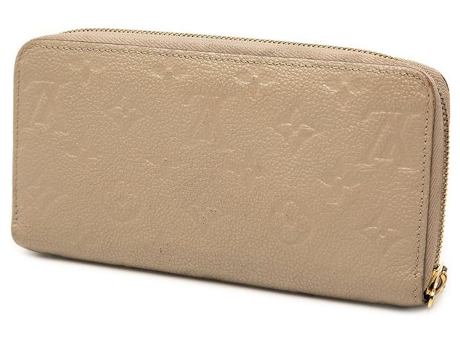 Louis Vuitton Monogram Empreinte Zippy Long Wallet Beige - Ansicht 2