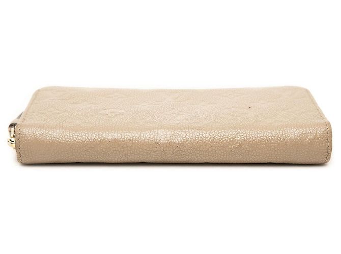 Louis Vuitton Monogram Empreinte Zippy Long Wallet Beige - Ansicht 3