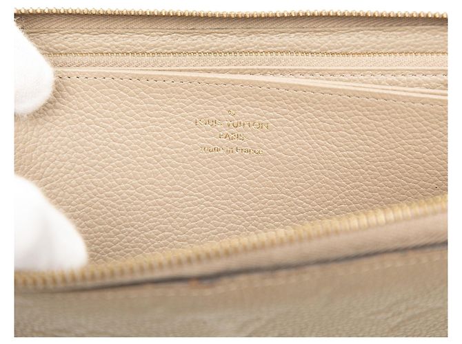 Louis Vuitton Monogram Empreinte Zippy Long Wallet Beige - Ansicht 5