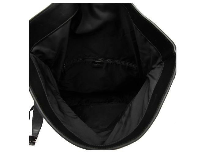 Zaino Gucci Canvas Techno Web con patta nero - vista 4
