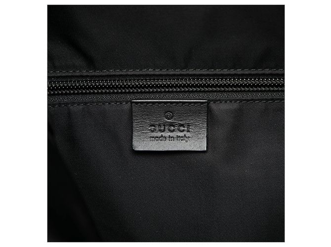 Zaino Gucci Canvas Techno Web con patta nero - vista 5