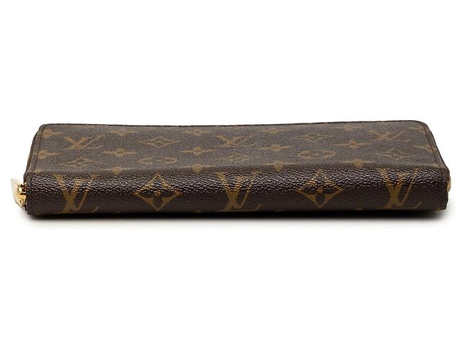 Cartera Larga Louis Vuitton Monogram Zippy Organizer Brown Castaño - vista 3