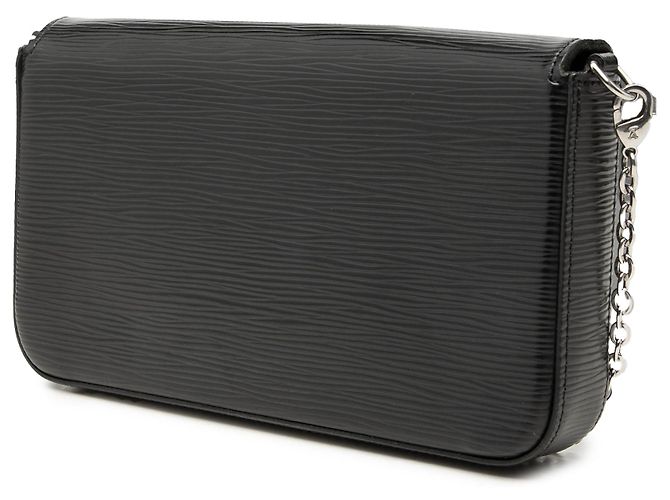 Borsa a tracolla Louis Vuitton Epi Pochette Felicie Nera Nero - vista 2