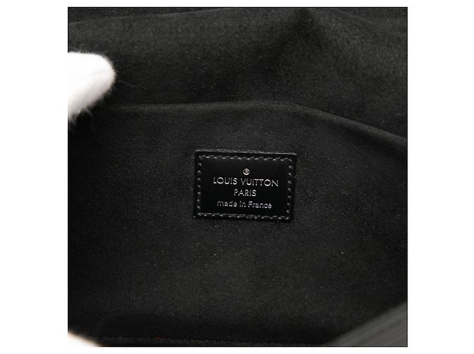 Borsa a tracolla Louis Vuitton Epi Pochette Felicie Nera Nero - vista 5