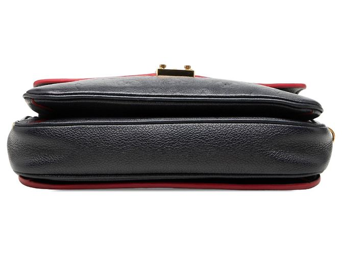 Borsa Louis Vuitton Monogram Empreinte Pochette Metis Blu - vista 3