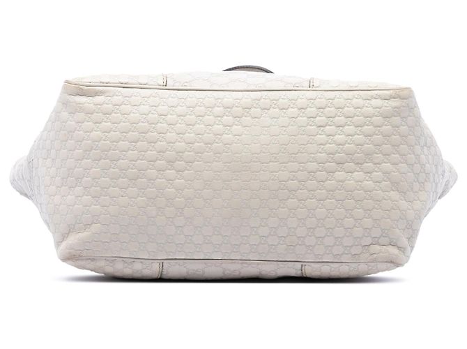 Borsa Tote Gucci Guccissima Bree bianca Bianco - vista 3