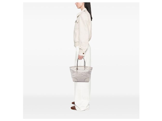 Borsa Tote Gucci Guccissima Bree bianca Bianco - vista 6
