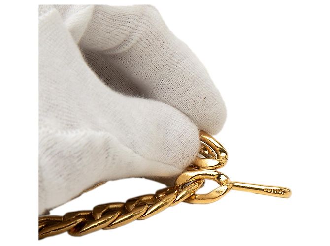 Chanel CC vergoldeter Kettengürtel mit 31 Rue Cambon Medaillon Golden - Ansicht 4