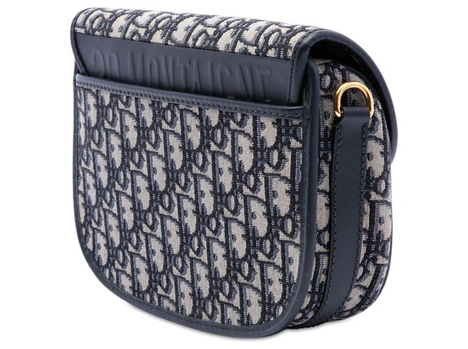 Autre Marque Borsa a tracolla Bobby Medium in tela Oblique blu Dior - vista 2