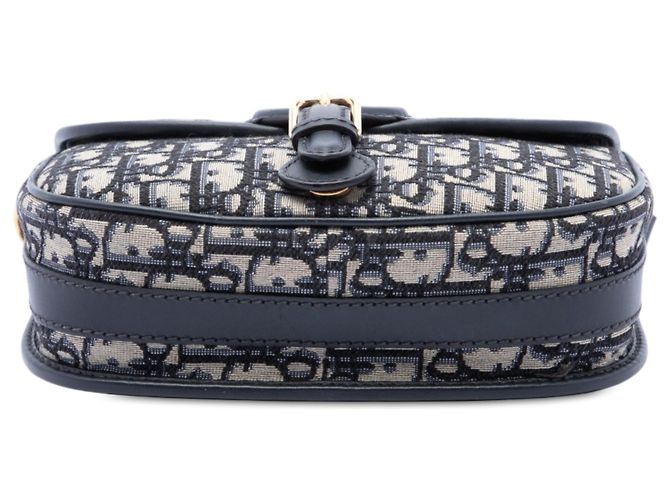 Autre Marque Borsa a tracolla Bobby Medium in tela Oblique blu Dior - vista 3