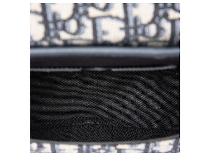 Autre Marque Borsa a tracolla Bobby Medium in tela Oblique blu Dior - vista 4