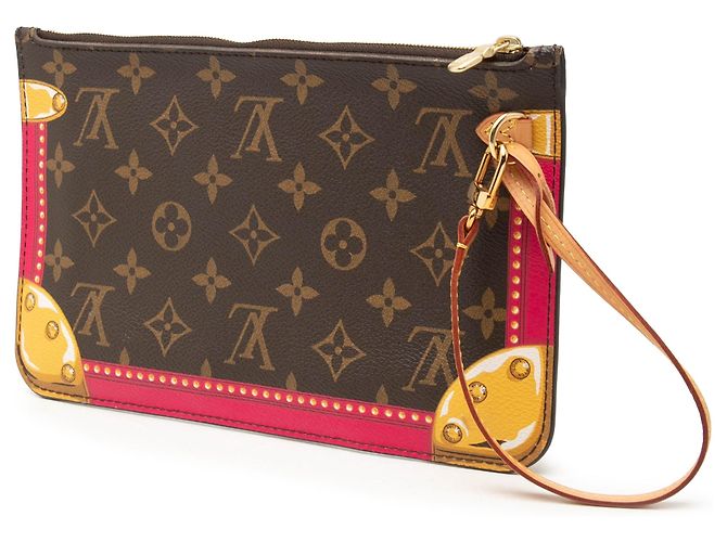 Louis Vuitton Monogram Summer Trunks Neverfull MM Pouch Braun - Ansicht 2