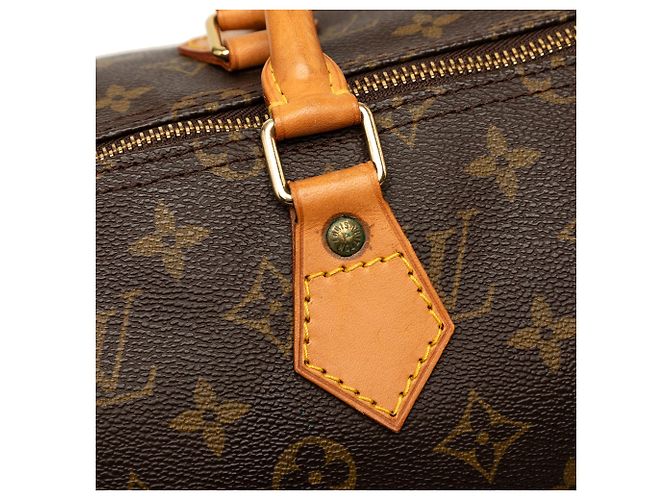 Borsa Boston Louis Vuitton Monogram Speedy 35 Marrone - vista 6