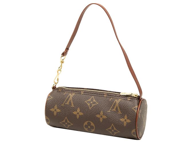 Louis Vuitton Monogram Papillon Pochette Handtasche Braun - Ansicht 2