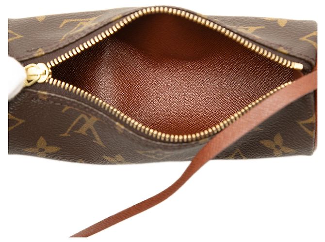 Louis Vuitton Monogram Papillon Pochette Handtasche Braun - Ansicht 4