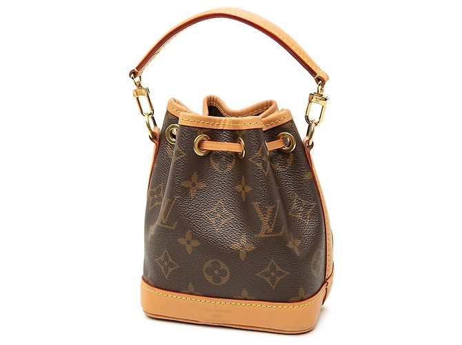 Borsa a secchiello Louis Vuitton Monogram Nano Noe Marrone - vista 2
