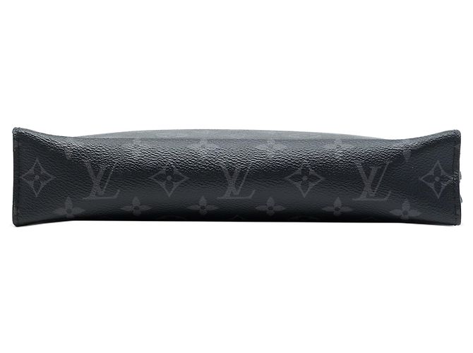Black Louis Vuitton Monogram Eclipse Pochette Voyage MM Clutch Bag - view 3