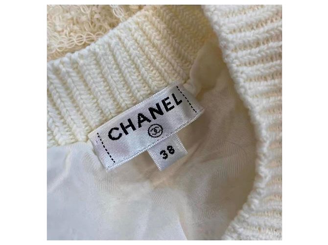 Chanel Oberteil aus Leinen mehrfarbig Größe 38 Mehrfarben - Ansicht 6