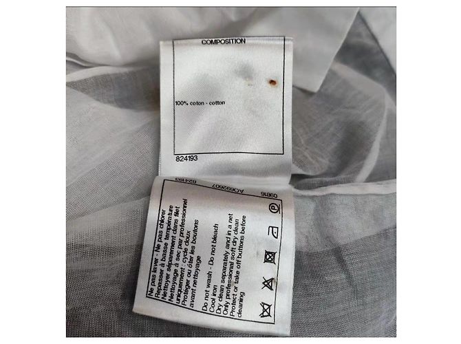 Haut Chanel en coton multicolore taille 38 - vue 3