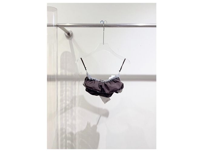 Top Bandeau Miu Miu de Algodón Multicolor - vista 2