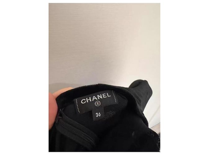 Chanel Oberteil aus Samt Mehrfarbig Größe 36 Mehrfarben - Ansicht 3