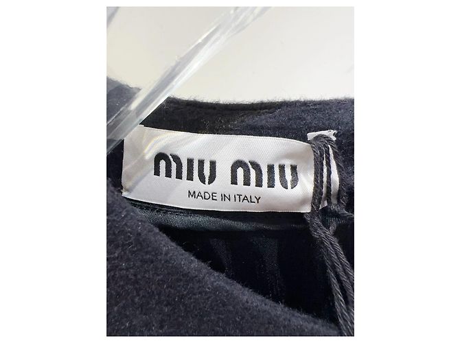 Top Miu Miu Negro de Cachemira Multicolor - vista 3