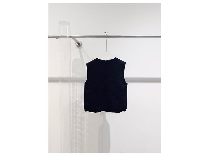 Top Miu Miu Negro de Cachemira Multicolor - vista 4
