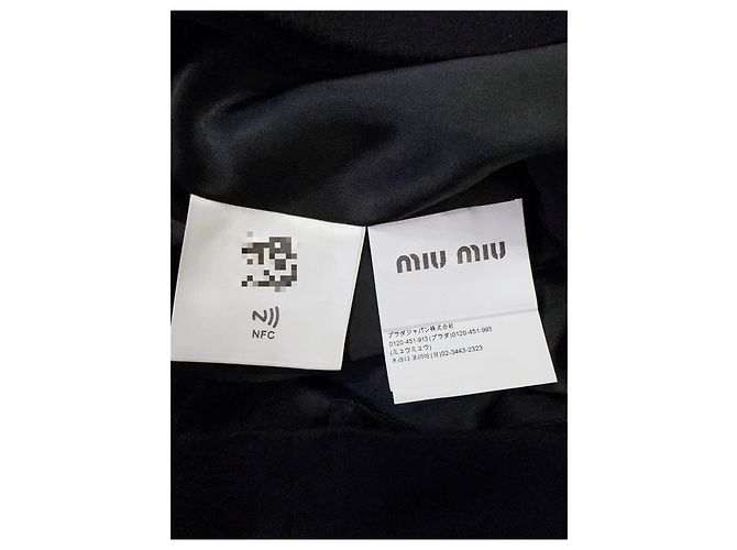 Top Miu Miu Negro de Cachemira Multicolor - vista 6