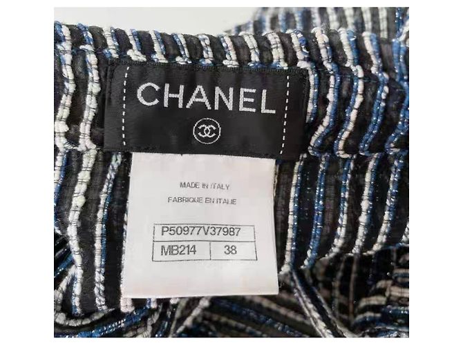 Chanel Oberteil aus Baumwolle Mehrfarbig Größe 38 Mehrfarben - Ansicht 4