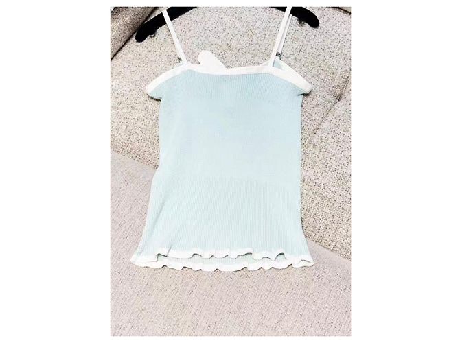 Top Chanel in cotone multicolore taglia 38 - vista 4