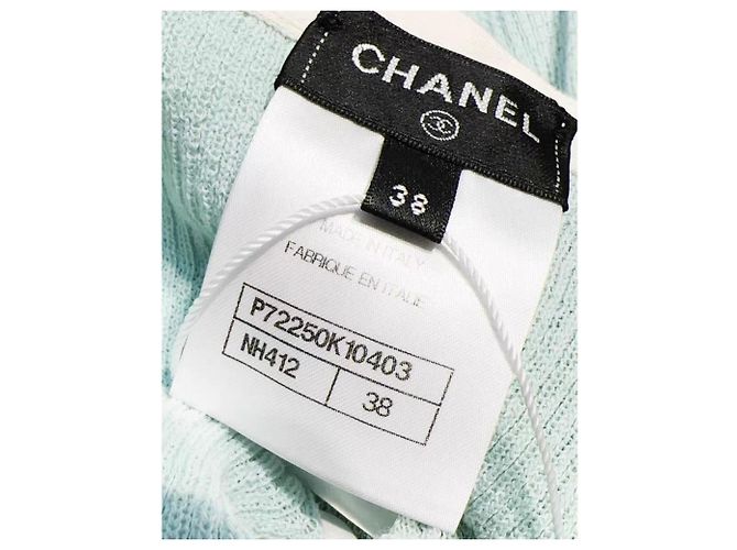 Top Chanel in cotone multicolore taglia 38 - vista 5