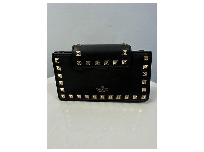 Borsa a pochette Valentino Garavani Rockstud Nero - vista 3