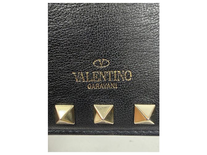 Borsa a pochette Valentino Garavani Rockstud Nero - vista 4