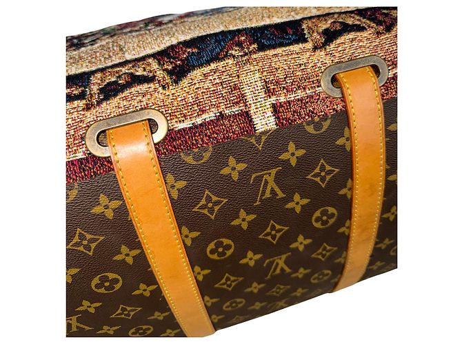 LOUIS VUITTON KEEPALL 60 - Das Letzte Abendmahl (Léonard de Vinci) Braun Mehrfarben - Ansicht 10