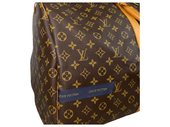 LOUIS VUITTON KEEPALL 60 - Das Letzte Abendmahl (Léonard de Vinci) Braun Mehrfarben - Ansicht 11