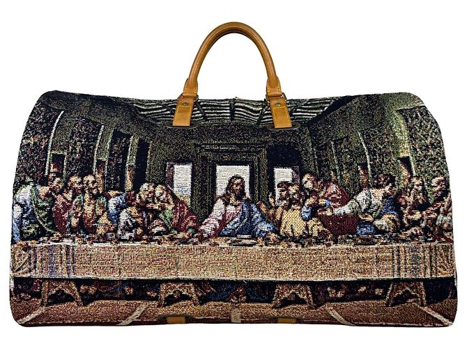 LOUIS VUITTON KEEPALL 60 - Das Letzte Abendmahl (Léonard de Vinci) Braun Mehrfarben - Ansicht 2