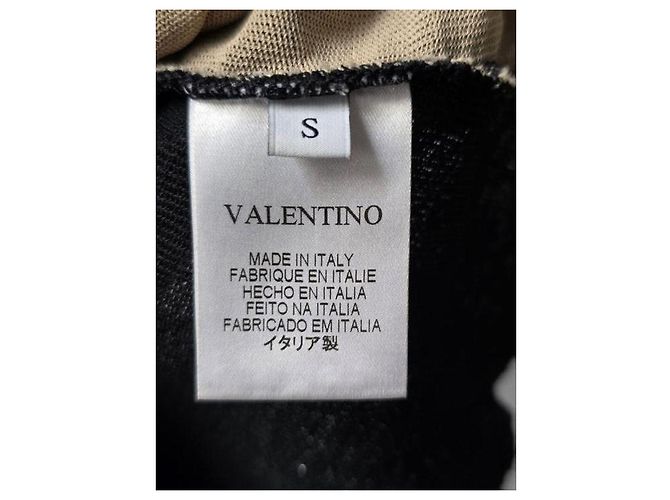 Top aderente Valentino con inserti in pizzo nero - Taglia S Usato - vista 6