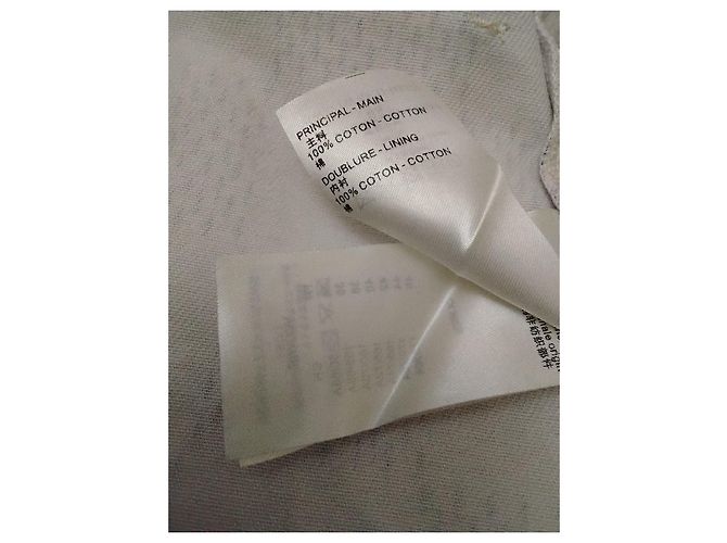 Minifalda de denim de algodón jacquard Damier Azur LOUIS VUITTON FR 40 NWT Blanco Damier ebene - vista 14