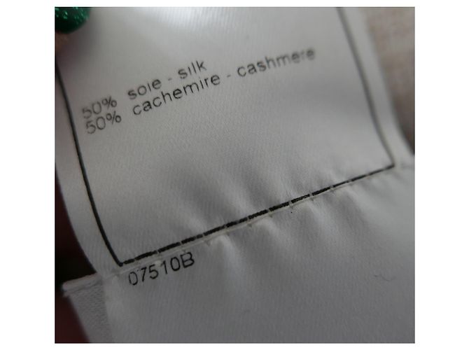 Chanel Suéter de cashmere e seda Outono 1998 Bege - vista 4
