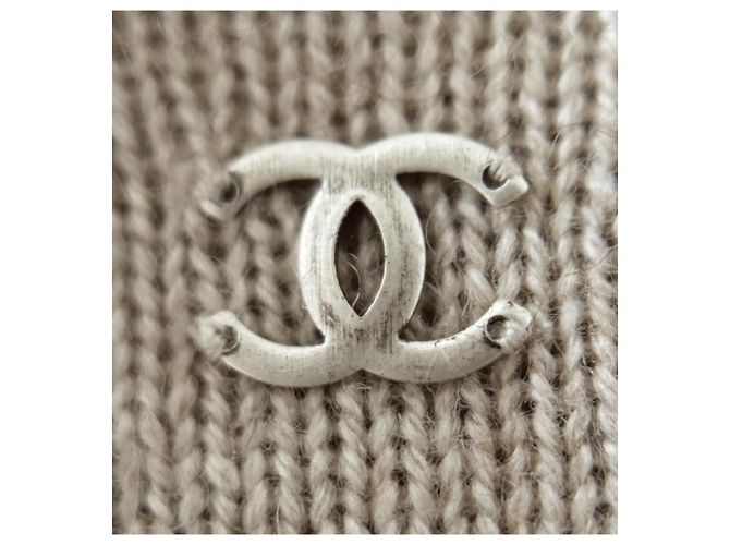 Chanel Suéter de cashmere e seda Outono 1998 Bege - vista 5