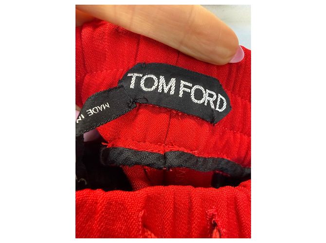 Tom Ford Hose rot aus Viskosemischung - Ansicht 2