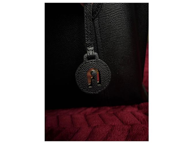 Borsa Tote Furla Vittoria M Nero - vista 13