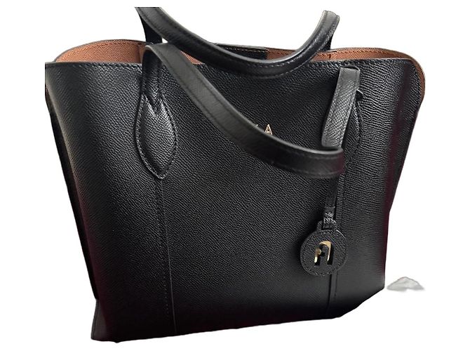Borsa Tote Furla Vittoria M Nero - vista 2