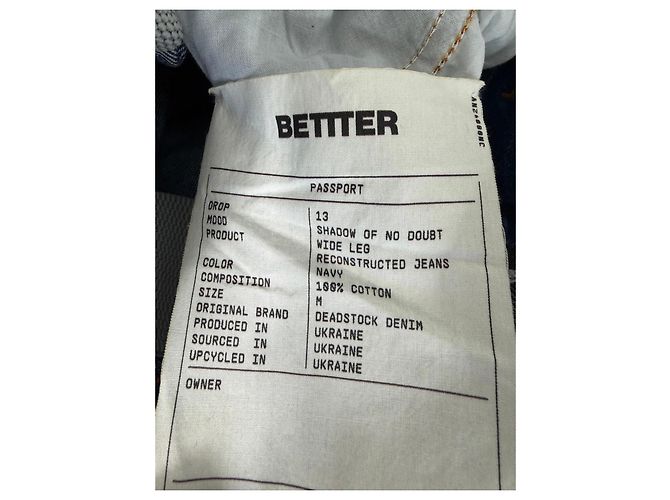 Autre Marque Jeans Reconstruídos BETTER Navy Azul - vista 3