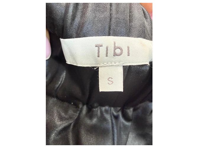 Tibi Black Triacetate Blend Cargo Pants - view 2