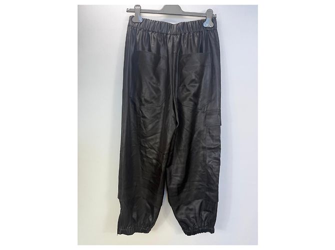 Tibi Black Triacetate Blend Cargo Pants - view 3