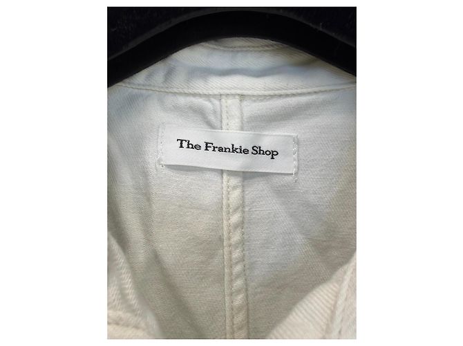 Autre Marque Tuta oversized in cotone bianco The Frankie Shop - vista 2